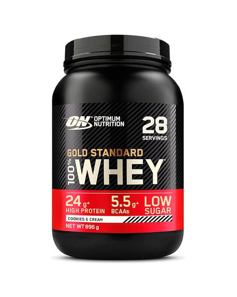 100% Whey Gold Standard - 896g Cookies & Cream - Optimum Nutrition