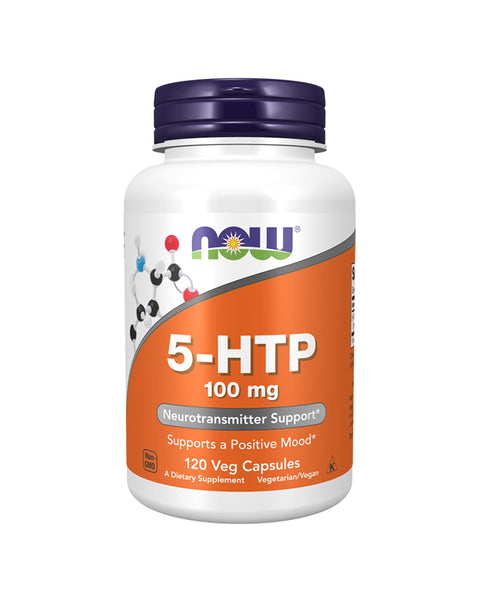 5-HTP 100mg - 120 Cápsulas - Now Foods