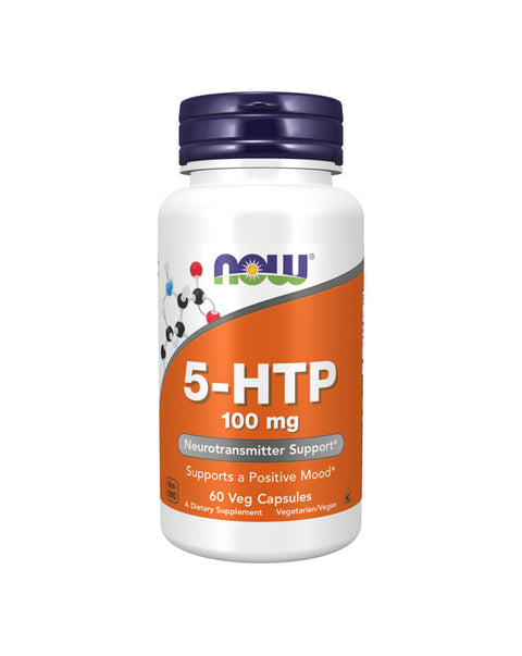 5-HTP 100mg - 60 Cápsulas - Now Foods