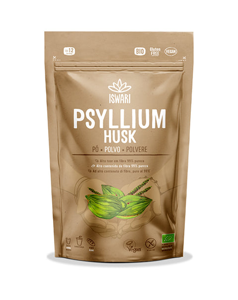 Psyllium Husk em Pó - 125 grs - Iswari