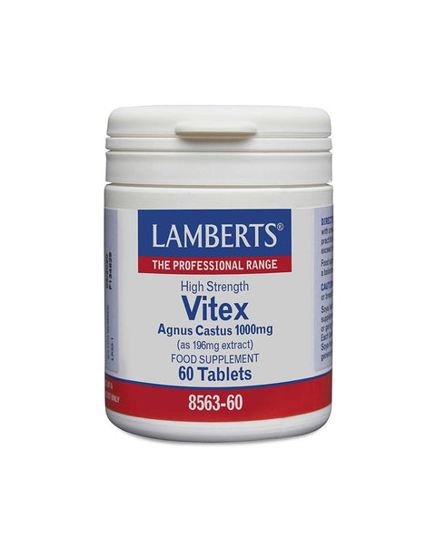 Vitex Agnus Castus 1000 mg - 60 Cápsulas - Lamberts