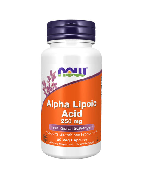 Alpha Lipoic Acid 250mg - 60 Cápsulas - Now Foods