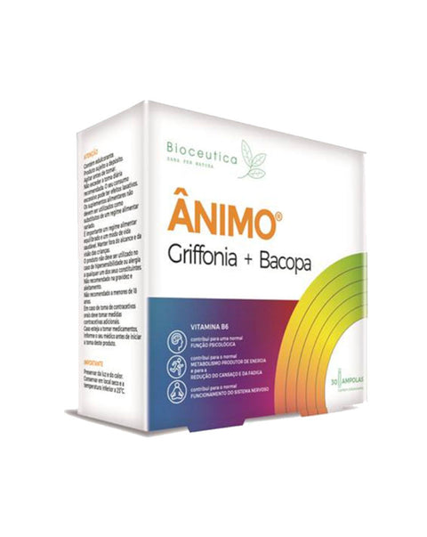 Ânimo Griffonia+Bacopa - 30 Ampolas - Biocêutica