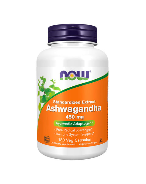 Ashwagandha 450 mg - 180 Cápsulas - Now Foods