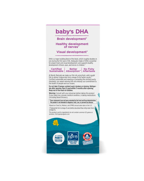 Baby's DHA + Vitamina D3 - 60ml - Nordic Naturals