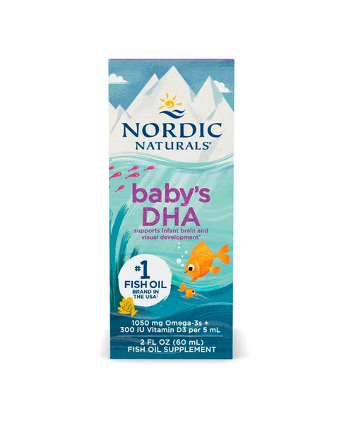 DHA + Vitamina D3 para bebé - 60ml - Nordic Naturals