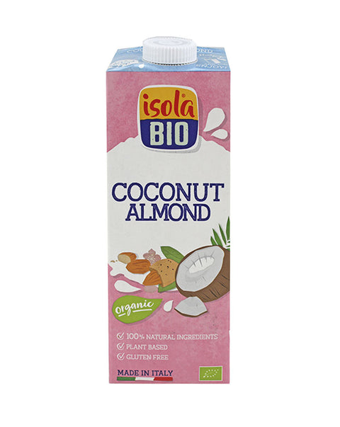 Bebida de Coco com Amêndoa s/ Glúten Bio - 1000ml - Isola Bio