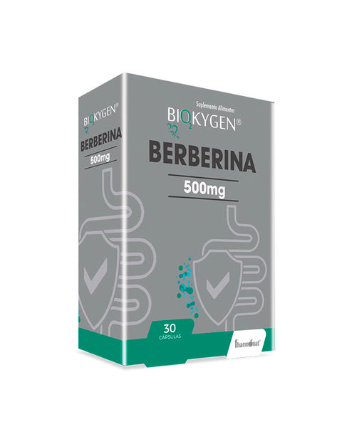 Berberine 500mg - 30 Capsules - Biokygen Fharmonat