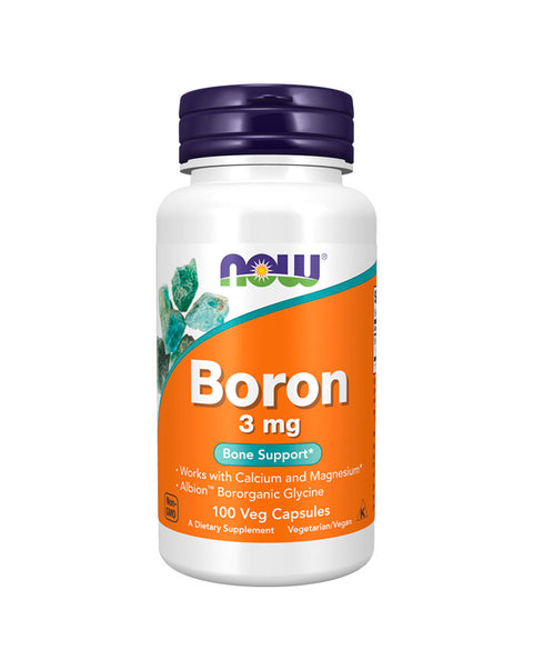 Boron 3mg - 100 Capsules - Now Foods