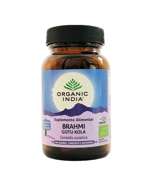 Brahmi Gotu Kola 350mg - 90 Cápsulas - Organic India