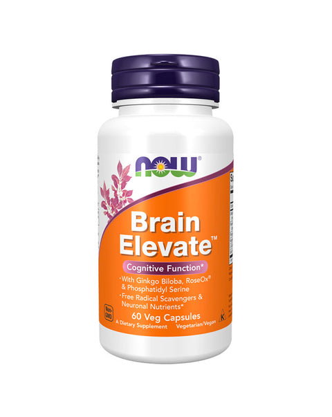 Brain Elevate - 60 Cápsulas - Now Foods