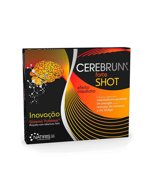 Cerebrum Forte Shot - 8 Ampolas - Natiris