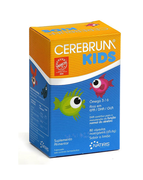 Cerebrum Kids - 80 Cápsulas Mastigáveis - Natiris