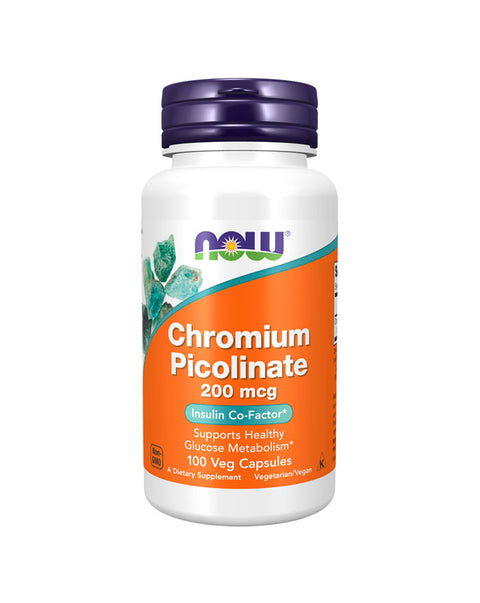 Chromium Picolinate 200mcg - 100 Cápsulas - Now Foods