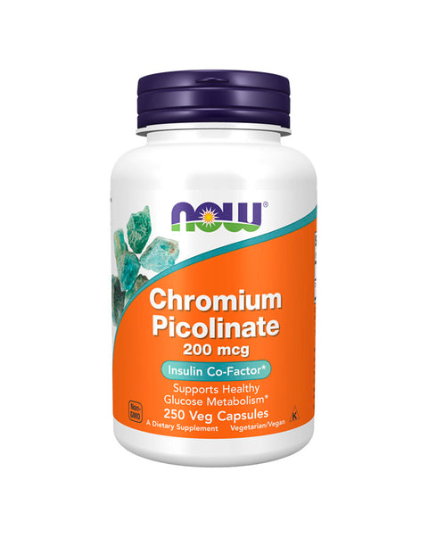 Chromium Picolinate 200mcg - 250 Cápsulas - Now Foods