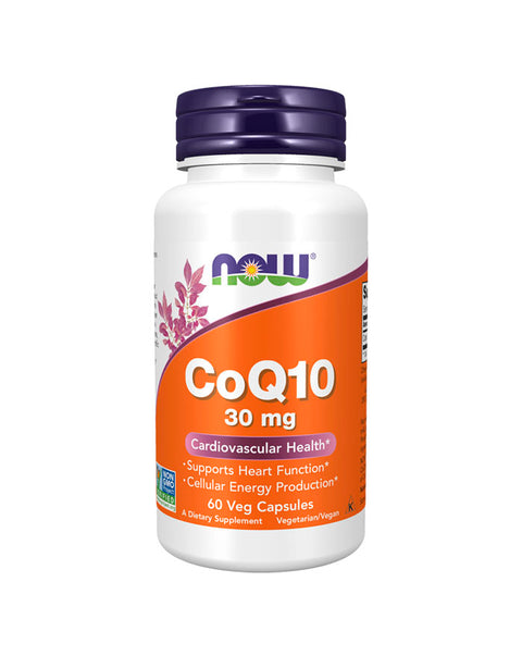 CoQ10 30mg - 60 Capsules - Now Foods