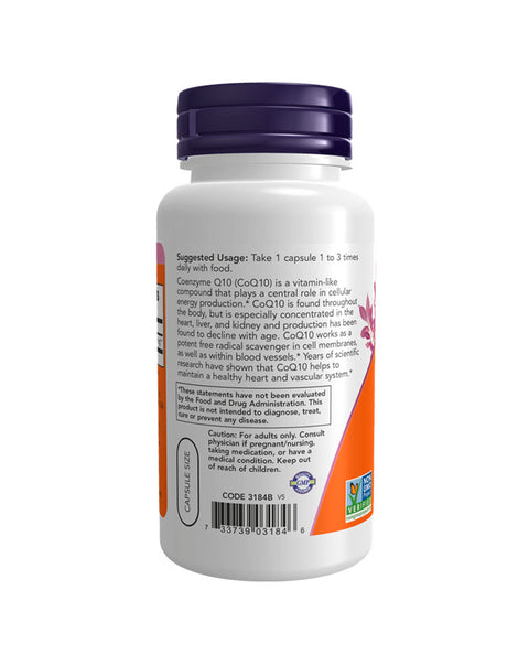 CoQ10 30mg - 60 Capsules - Now Foods