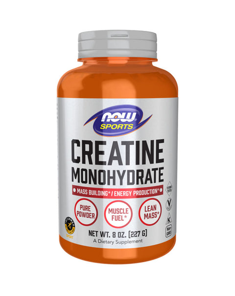 Monohidrato de Creatina en Polvo 5000mg - 227grs - Now Foods