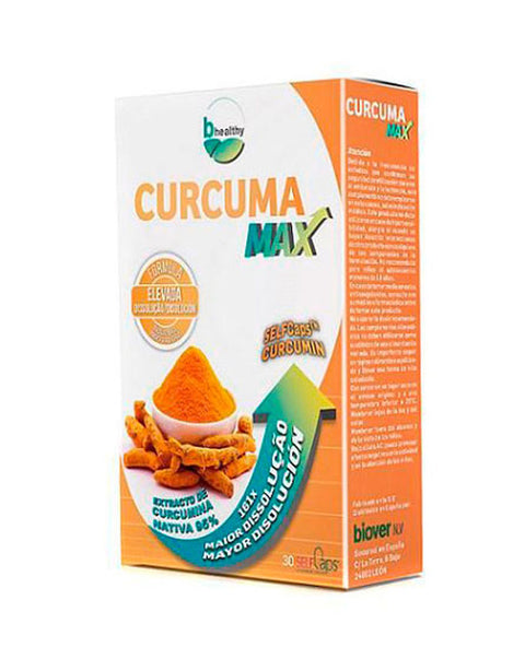 Cúrcuma Max - 30 Cápsulas - Biover