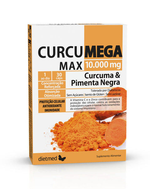 Curcuma Max 10000mg - 30 Tablets - Dietmed