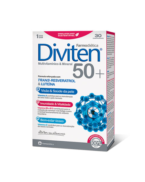 Diviten 50+ - 30 Comprimidos - Farmodiética