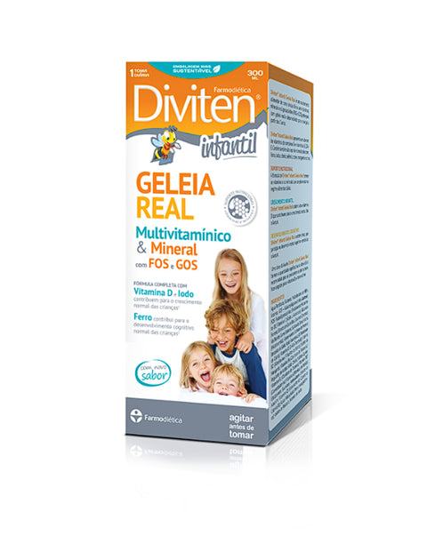 Diviten Infantil Geleia Real - 300ml - Farmodiética