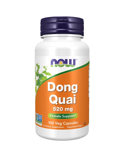 Dong Quai 520mg - 100 Cápsulas - Now Foods