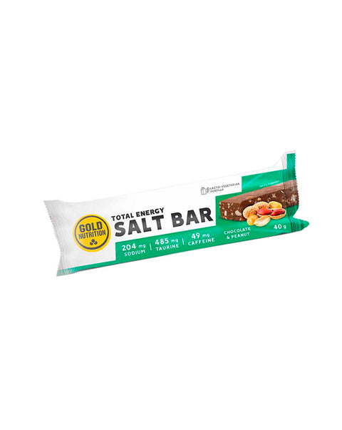 Endurance Salt Bar Chocolate e Amendoim - 40g - Gold Nutrition