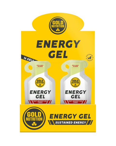 Energy Gel Morango e Lima - Caixa 16uni x 40g - Gold Nutrition