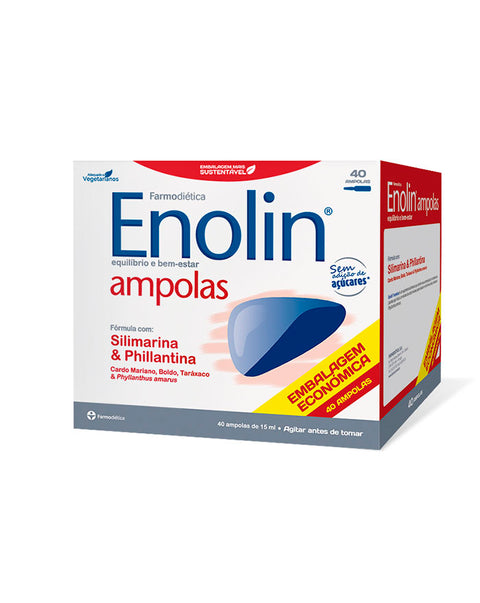 Enolin - 40 Ampollas - Farmodietica