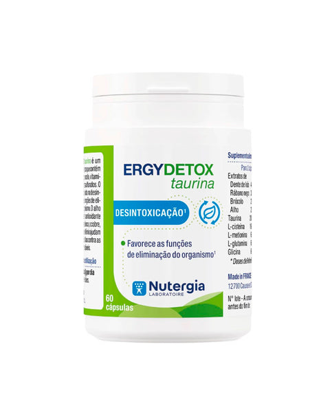 ErgyDetox Taurine - 60 Capsules - Nutergia