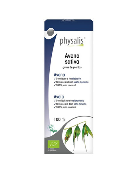 Extrato de Aveia Sativa Bio Gotas - 100ml - Physalis