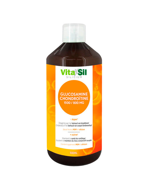 Glucosamina 1500mg + Condroitina 800mg - 500ml - Vitasil