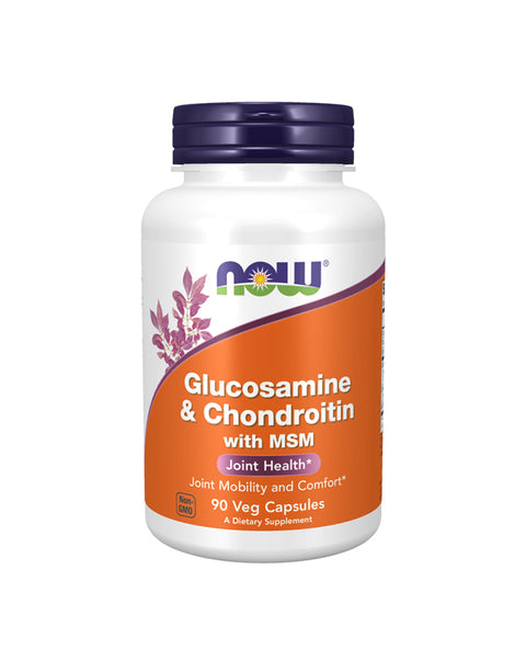 Glucosamine, Chondroitin and MSM - 90 Capsules - Now Foods