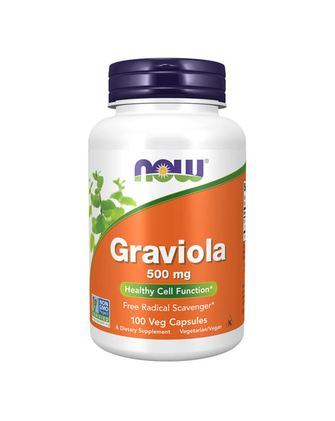 Graviola 500mg - 100 Cápsulas - Now Foods