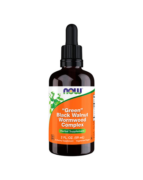 Fresh "Green" Black Walnut Wormwood Complex - 59ml - Now Foods