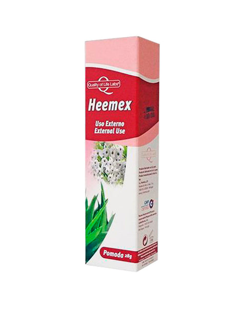 Heemex Pomada para Hemorróidas - 28 grs - Quality of Life Labs