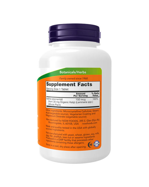 Kelp 150mcg - 200 Comprimidos - Now Foods