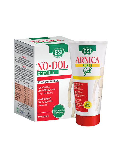 Kit NoDol 60 Cápsulas + Arnica Forte Gel 100ml - ESI