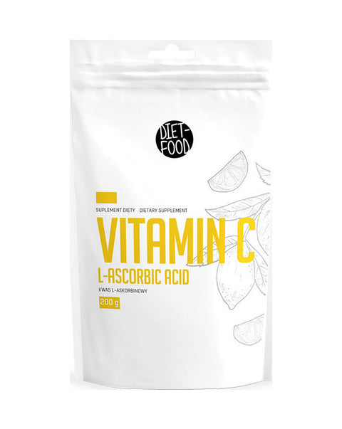 L-Ascorbic Acid (Vitamina C em pó) - 200 grs - Dietfood