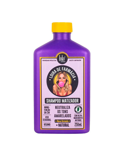 Loira de Farmácia Shampoo Matizador - 250ml - Lola From Rio