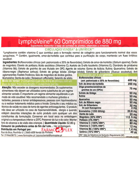 Lymphaveine - 60 tabletas - 3C Pharma