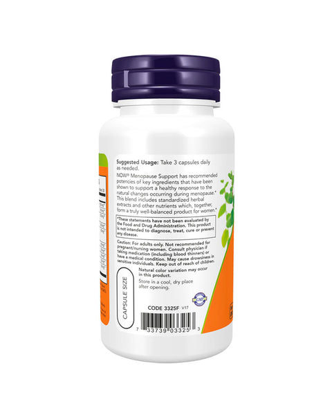 Menopause Support - 90 Cápsulas - Now Foods