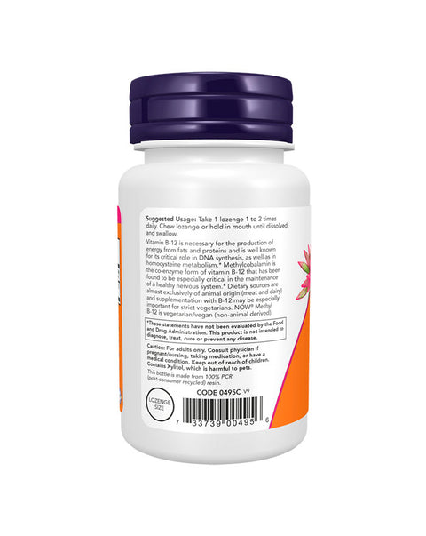 Methyl B12 1000mcg - 100 Losangos - Now Foods