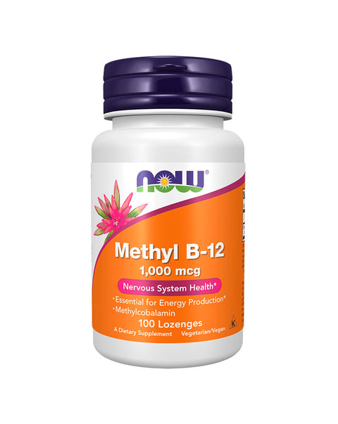 Methyl B12 1000mcg - 100 Losangos - Now Foods