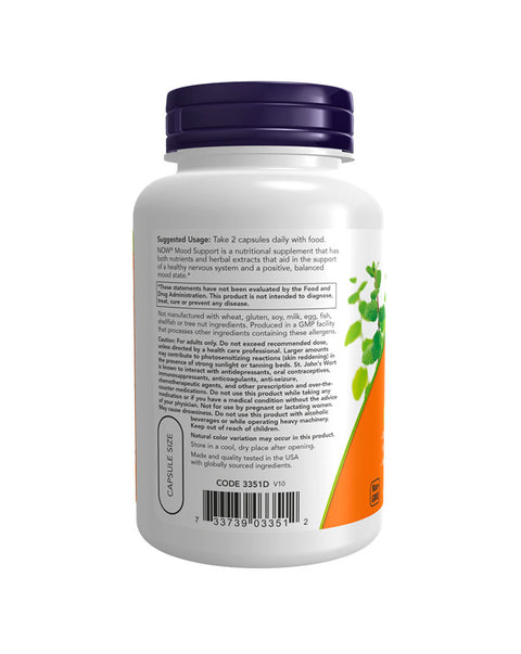 Mood Support with St Johns Wort - 90 Capsules - Now Foods