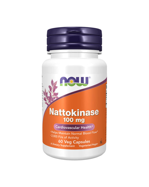 Nattokinase 100mg - 60 Cápsulas - Now Foods