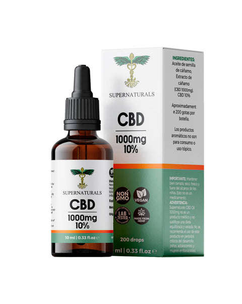 Óleo CBD 10% - 10ml - Supernaturals