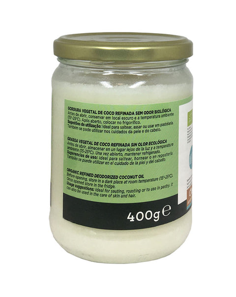 Óleo de Coco Neutro Bio - 400 grs - Naturefoods