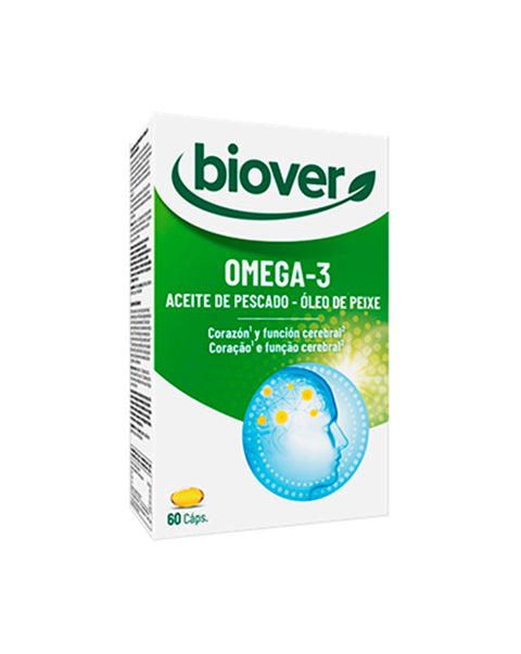 Aceite de Pescado Omega 3 - 60 Cápsulas - Biover